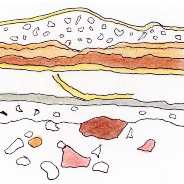 Układ warstw próbka tynku